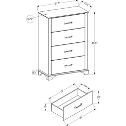 4-Drawer Chest