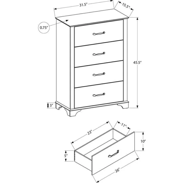 4-Drawer Chest