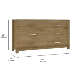 6-Drawer Chest - Sesame