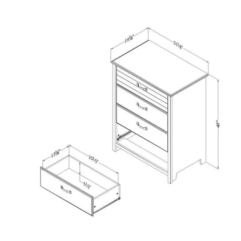 4-Drawer Chest - South Shore