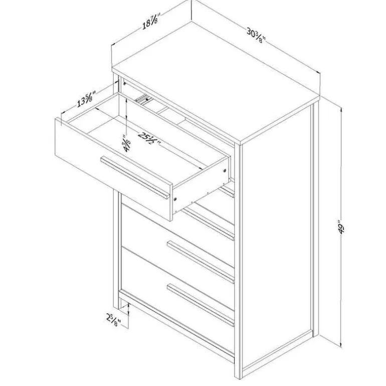 5-Drawer Chest - South Shore