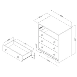 4-Drawer Chest - South Shore