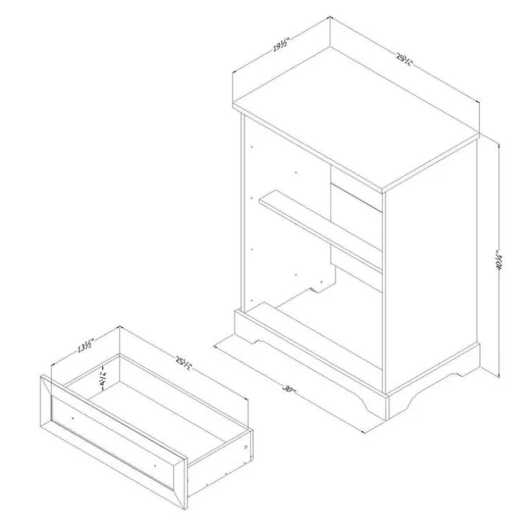 4-Drawer Chest - South Shore