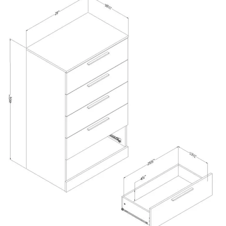 5-Drawer Chest - South Shore