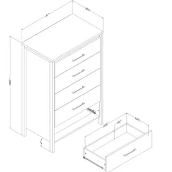 5-Drawer Chest - South Shore