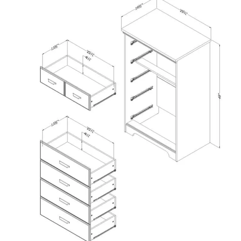 5-Drawer Chest - South Shore