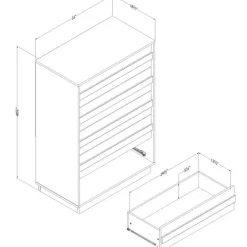 5-Drawer Chest - South Shore