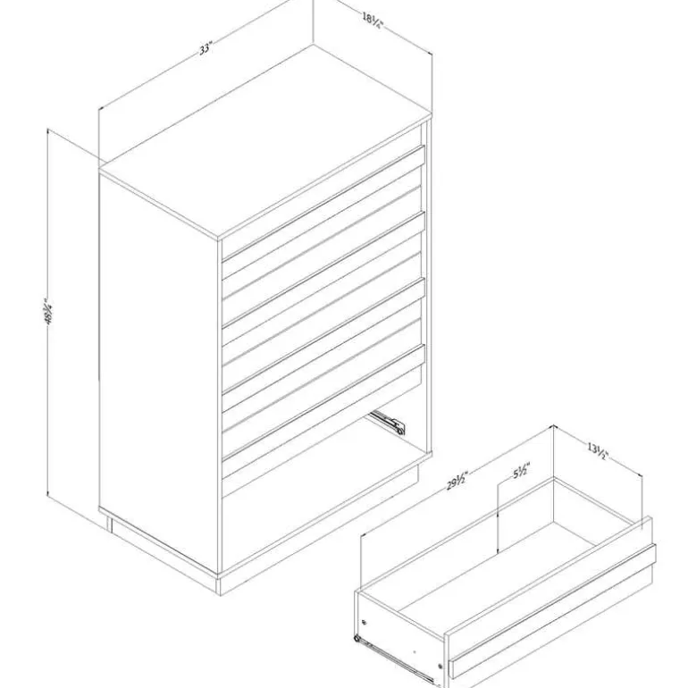 5-Drawer Chest - South Shore