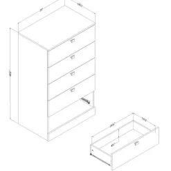 5-Drawer Chest - South Shore