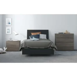 4-Drawer Chest, Bark Grey