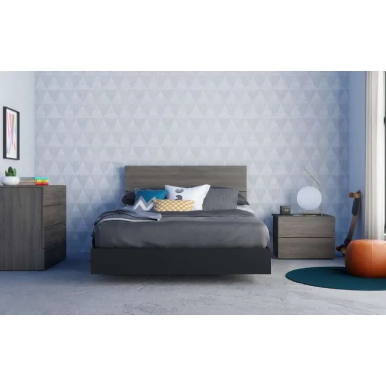 4-Drawer Chest, Bark Grey