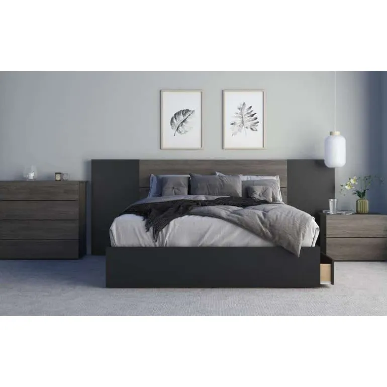 4-Drawer Chest, Bark Grey