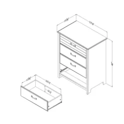 4-Drawer Chest Dresser - South Shore