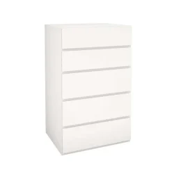 5-Drawer Chest, White