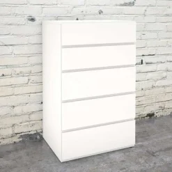 5-Drawer Chest, White