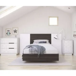 3-Drawer Chest, White - Nexera