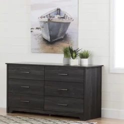 6-Drawer Double Dresser - South Shore
