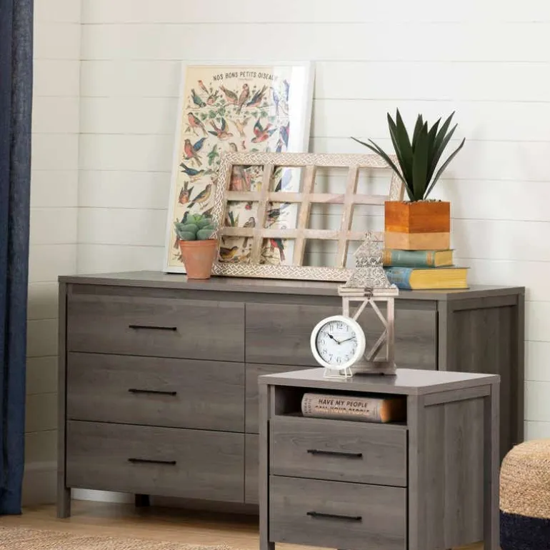 6-Drawer Double Dresser And Nightstand Set - South Shore
