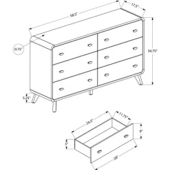 6-Drawer Dresser