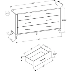 6-Drawer Dresser