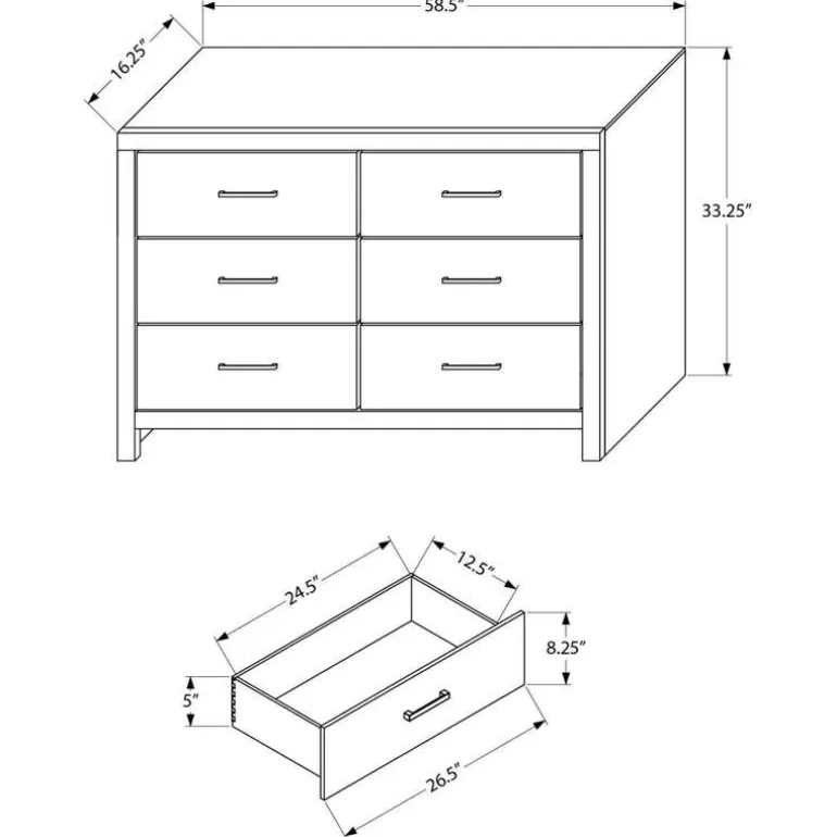 6-Drawer Dresser