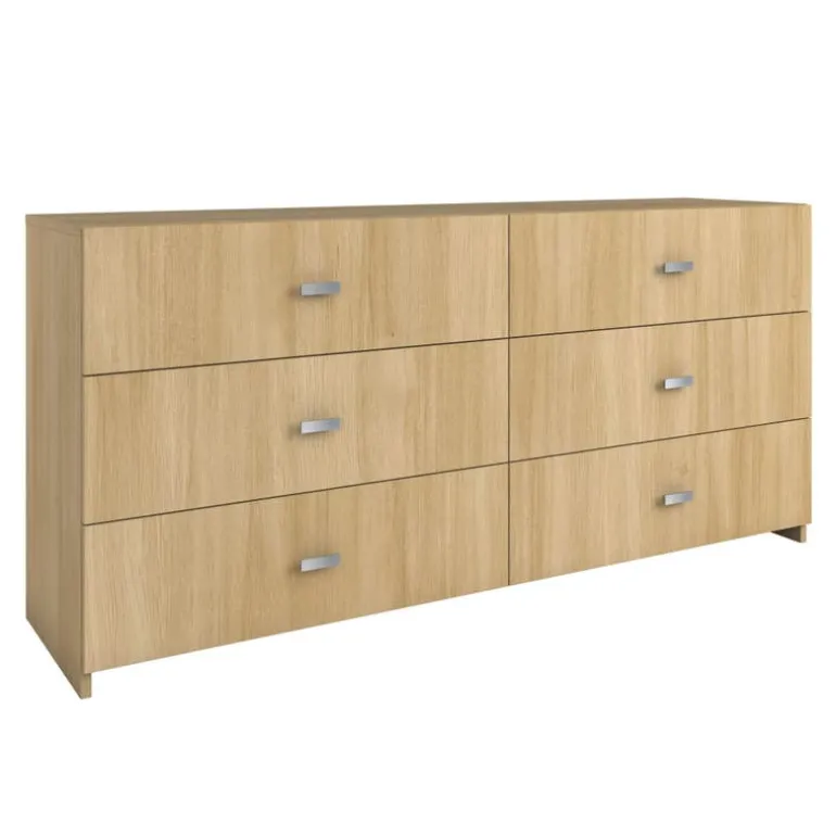 6-Drawer Dresser - Natural