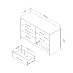 6-Drawer Dresser - South Shore