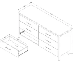 6-Drawer Dresser - South Shore