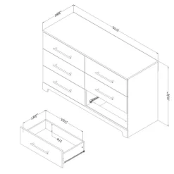 6-Drawer Dresser - South Shore