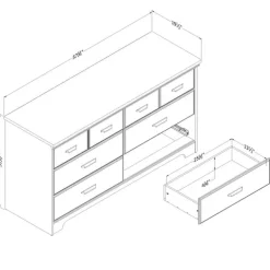 6-Drawer Dresser - South Shore