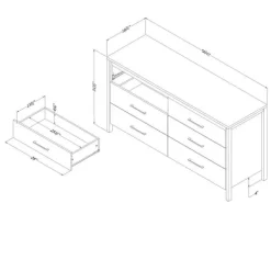 6-Drawer Dresser - South Shore