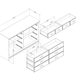 8-Drawer Dresser - South Shore