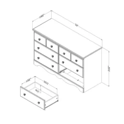 6-Drawer Dresser - South Shore