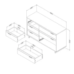 6-Drawer Dresser - South Shore