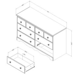 6-Drawer Dresser - South Shore