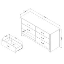 6-Drawer Dresser - South Shore