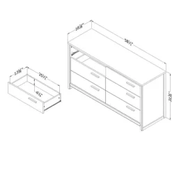 6-Drawer Dresser - South Shore