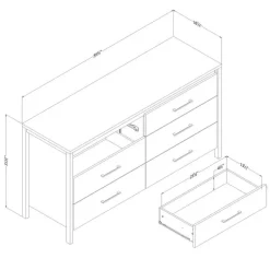 6-Drawer Dresser - South Shore