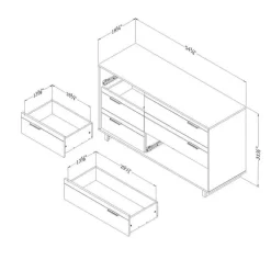 6-Drawer Dresser - South Shore