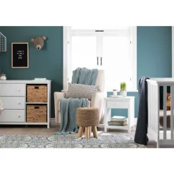 3-Drawer Dresser with Baskets - South Shore