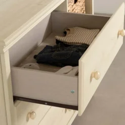 3-Drawer Dresser with Baskets - South Shore