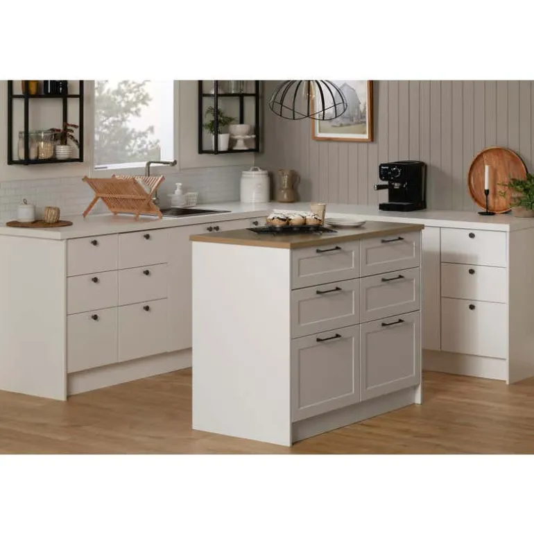 6-Drawer Kitchen Island - South Shore