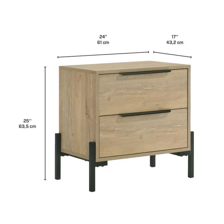 2-Drawer Nightstand