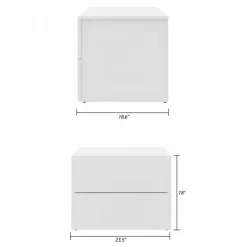 2-Drawer Nightstand - Nexera