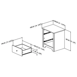 1-Drawer Nightstand - South Shore