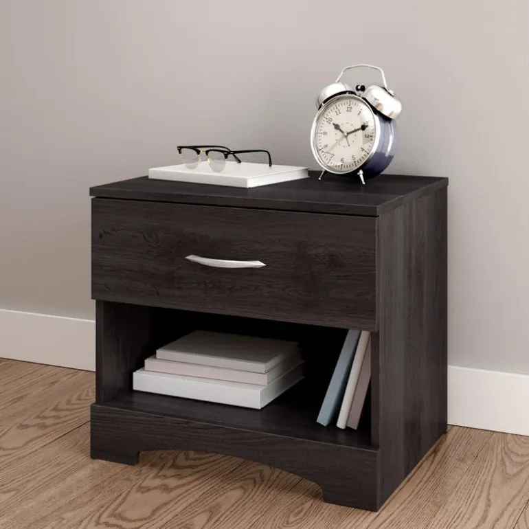 1-Drawer Nightstand with Charging Outlet - South Shore