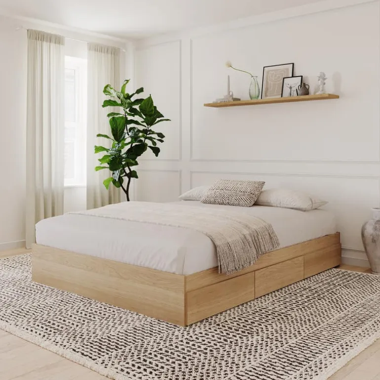 3-Drawer Storage King Bed (78") - Nexera