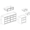 Dresser and Nightstand Set - South Shore
