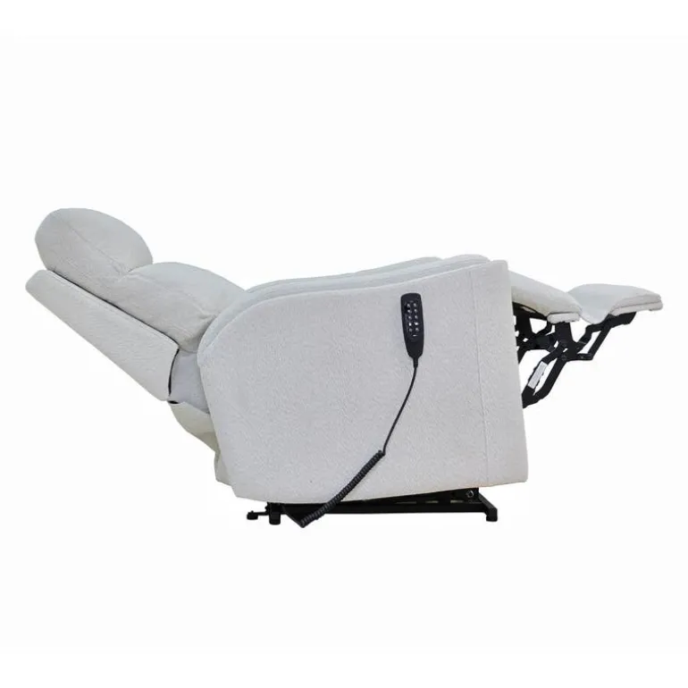 Electric Lift Recliner with Massage, Heat, and Adjustable Headrest - Beige