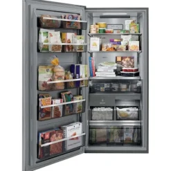 ELECTROLUX 19 Cu Ft 33 In Freezer Stainless, Vertical, 33